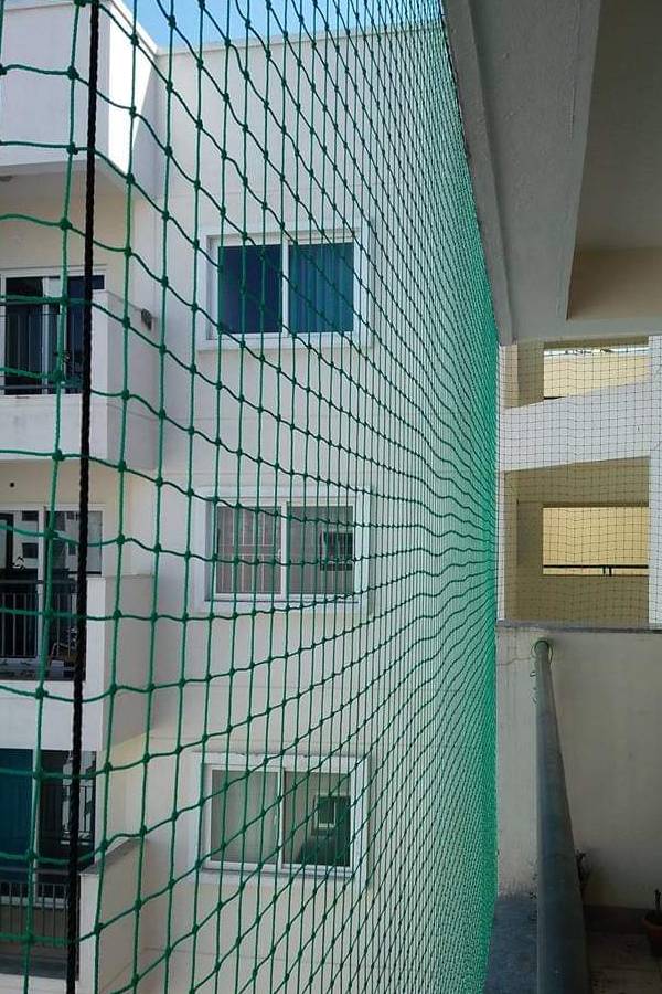 Nylon Pigeon Safety Nets Installation for Balconies | Call 6362616292 Ideal Bird Netting for Installation.